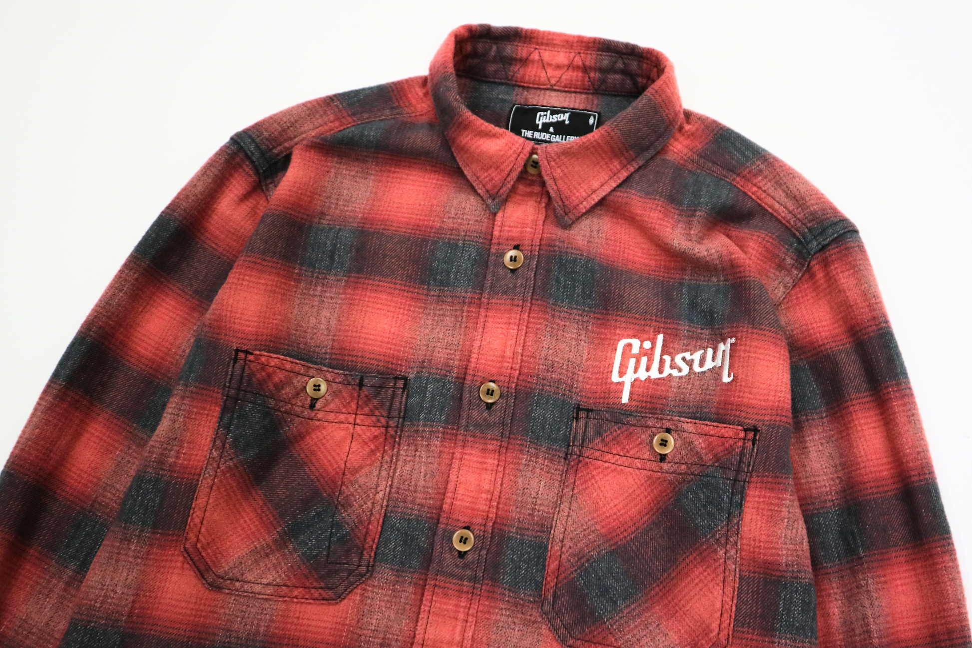 RUDE GALLERY CHECK NEL SHIRT CUSTOM – Gibson-lab